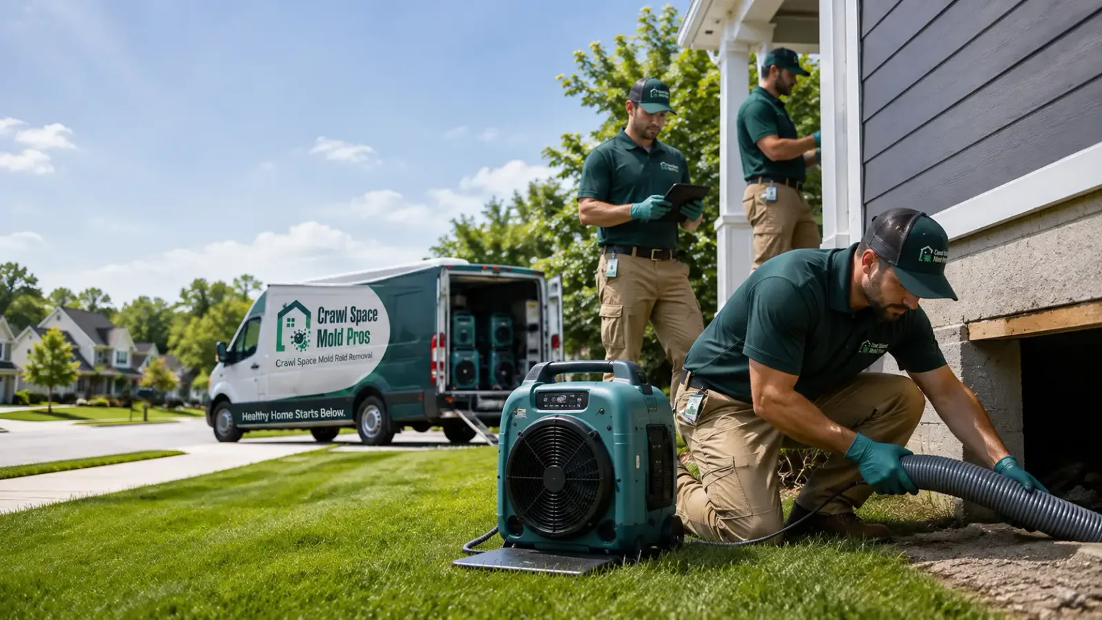 Crawl Space Mold Removal in Spring Lake, MI